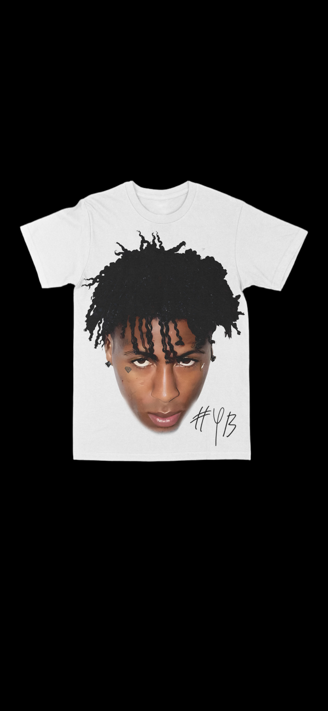 NBA YOUNGBOY “ yb big face “ GRAPHIC TEE
