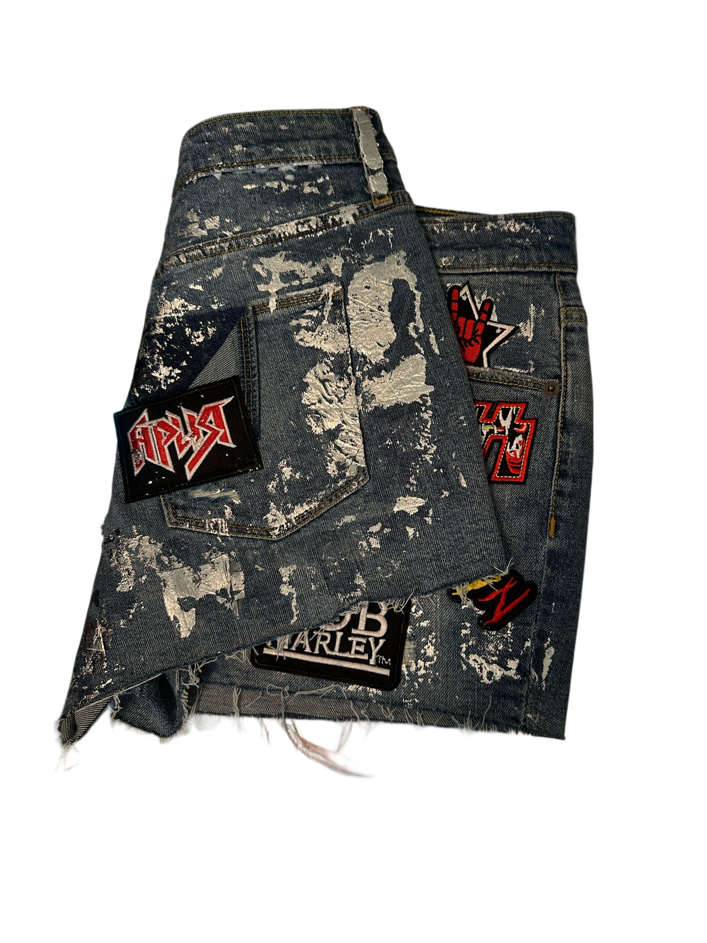 Patch Work Shorts