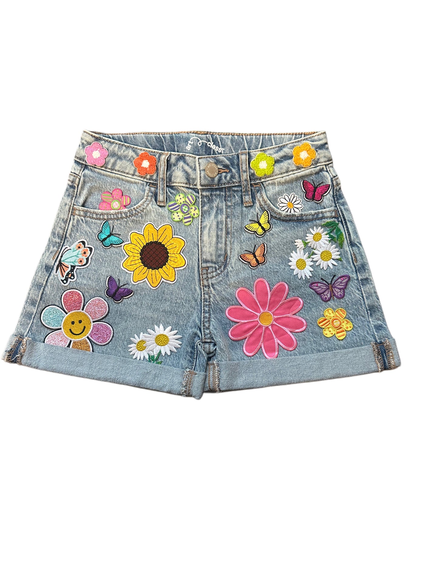 Flower Power Girls Shorts