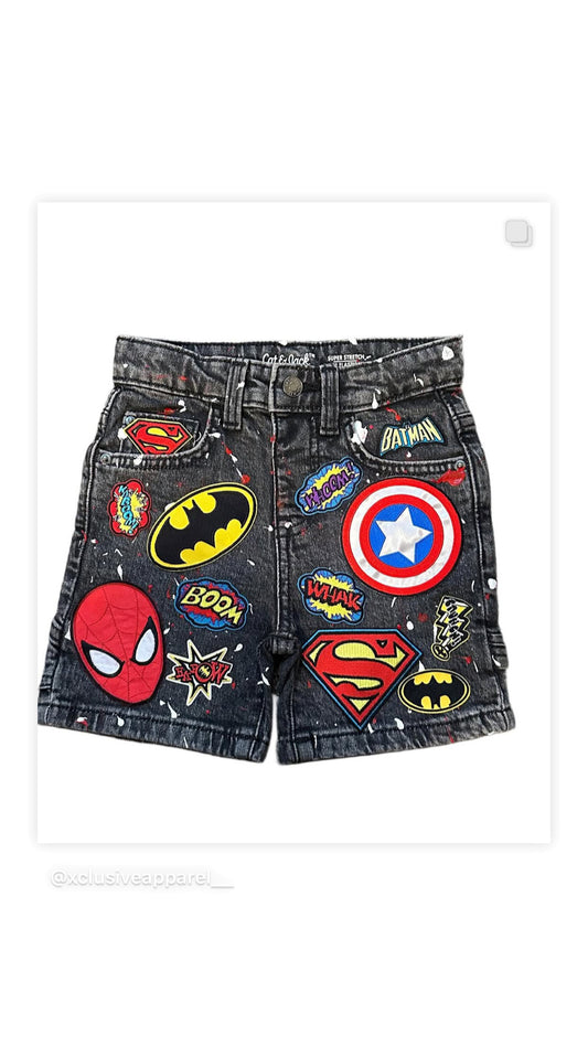 Boys Patch Work Shorts