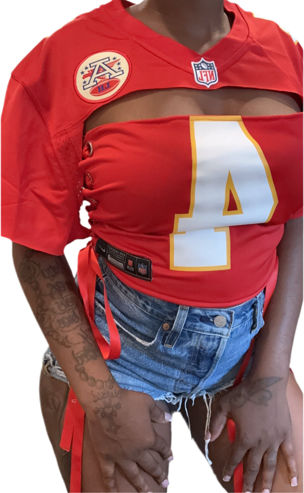 Shoulder shrug with crop tube top
