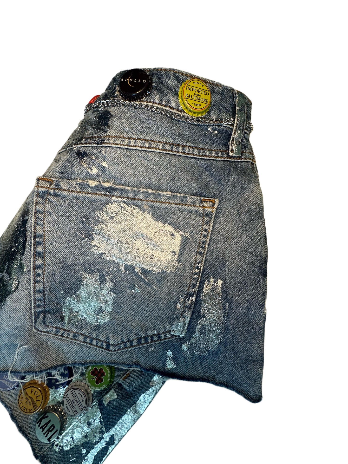 Capped out mini skirt