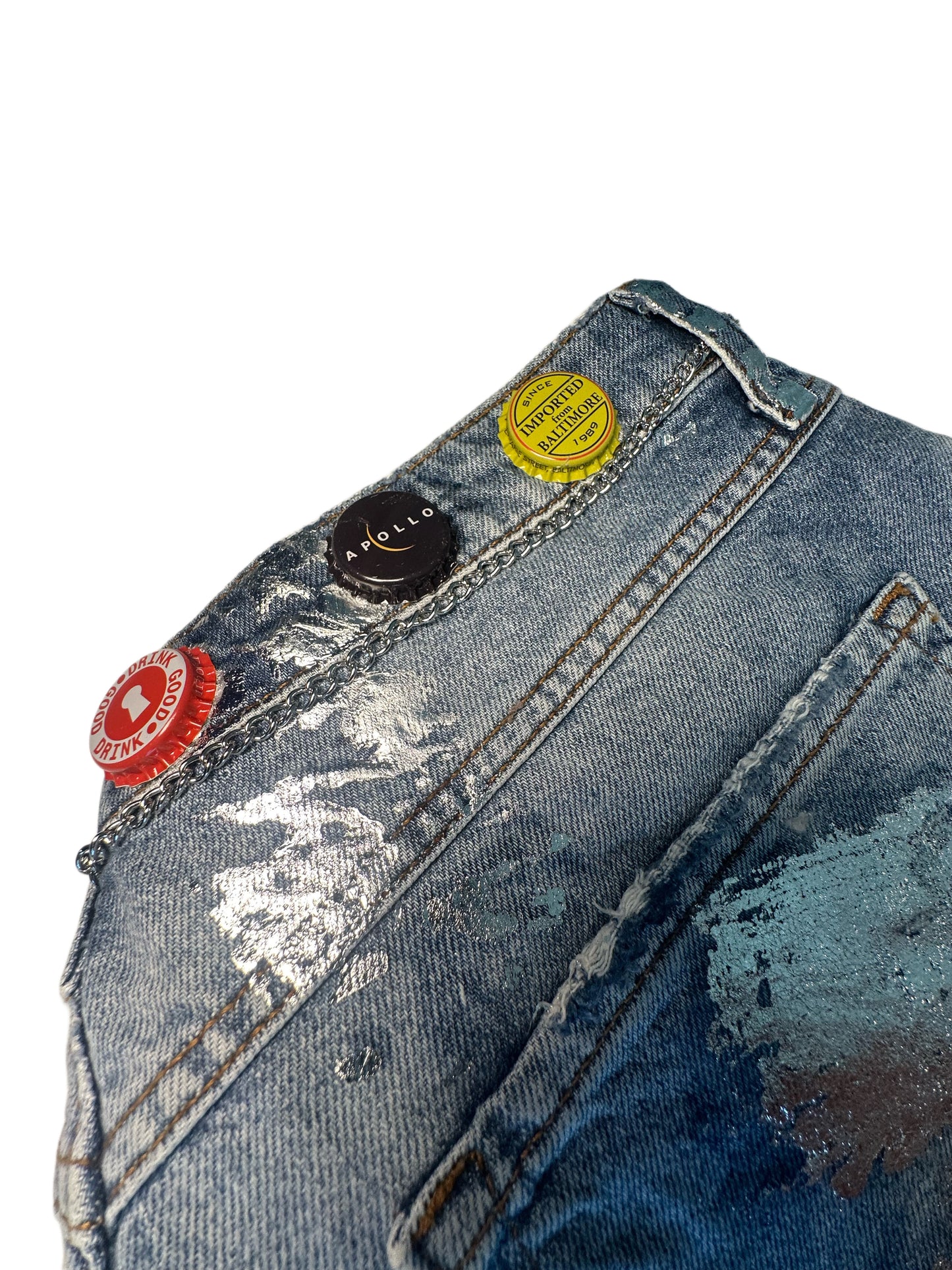 Capped out mini skirt