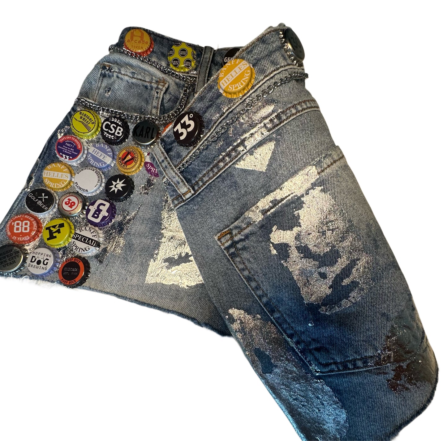 Capped out mini skirt