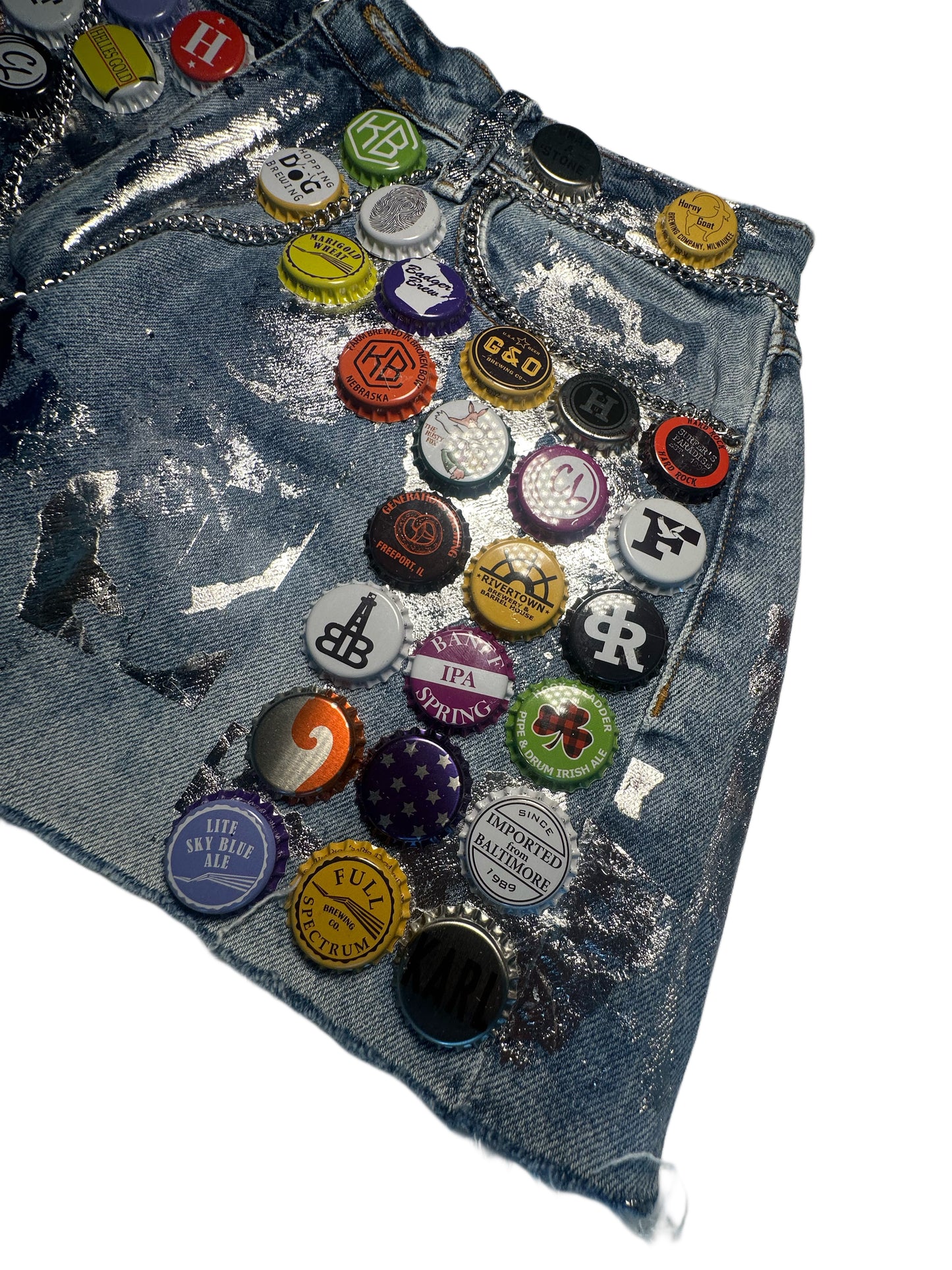 Capped out mini skirt