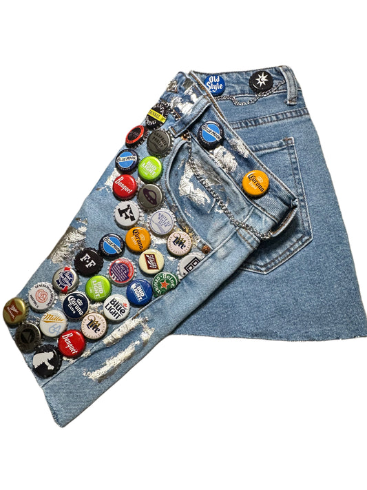 Capped Out Mini Skirt