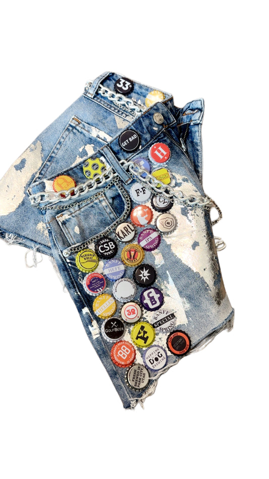 Capped out mini skirt
